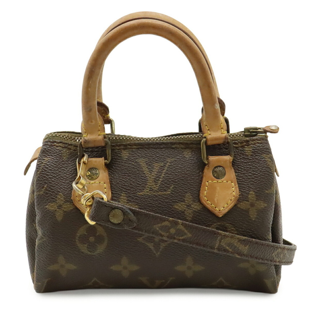 LOUIS VUITTON Louis Vuitton Monogram Mini Speedy Handbag Pouch Shoulder Bag M... - Picture 2 of 9